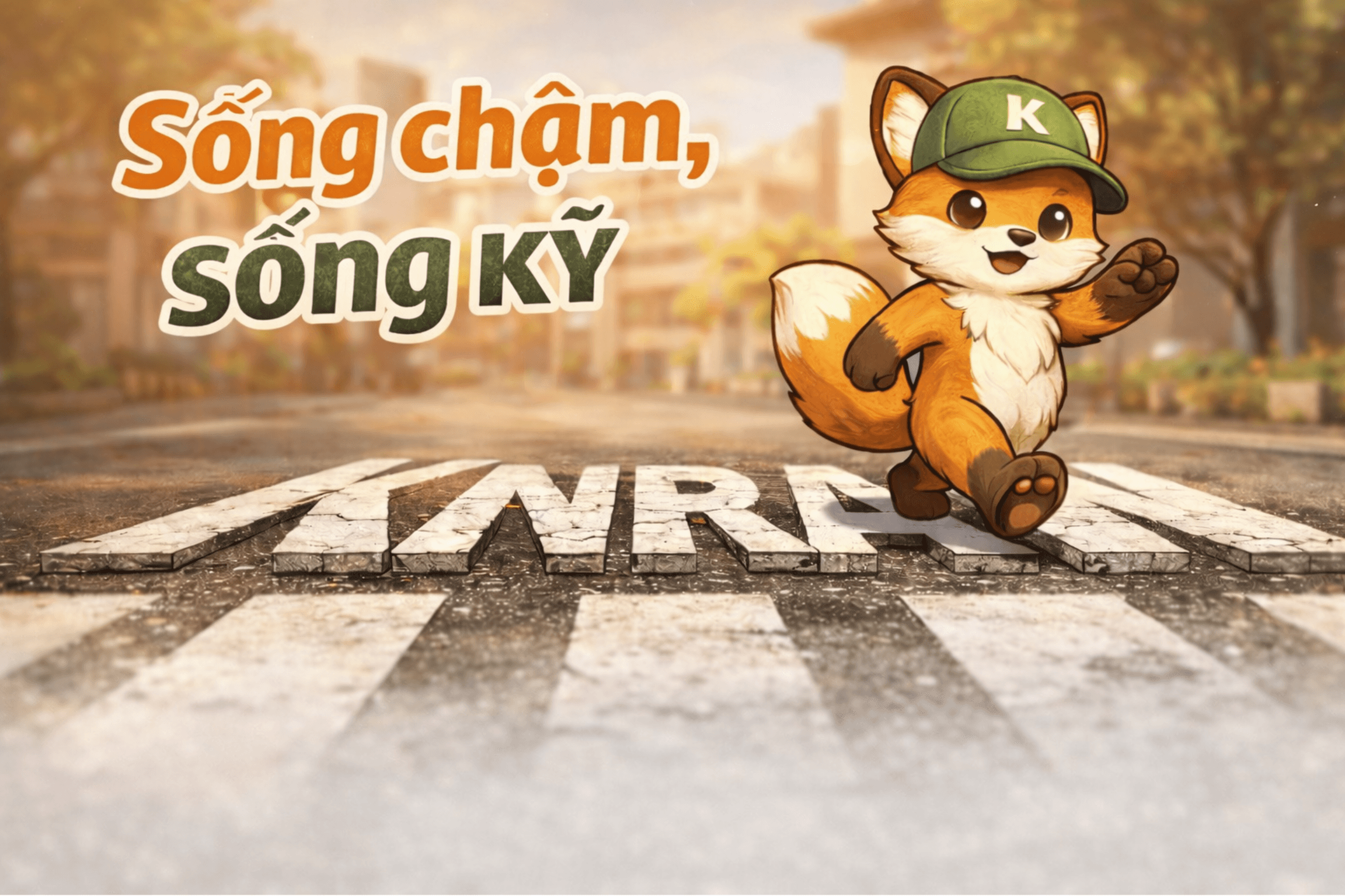 Cáo trong khoảnh khắc tĩnh lặng